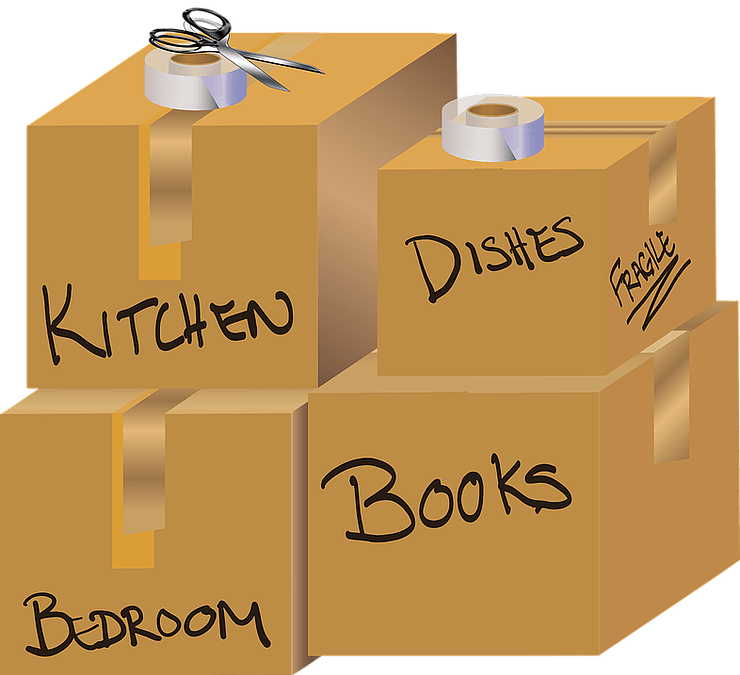 Where to get moving boxes near clearance me