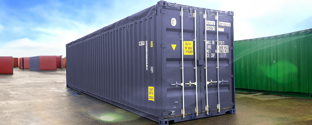 Shipping container storage unit