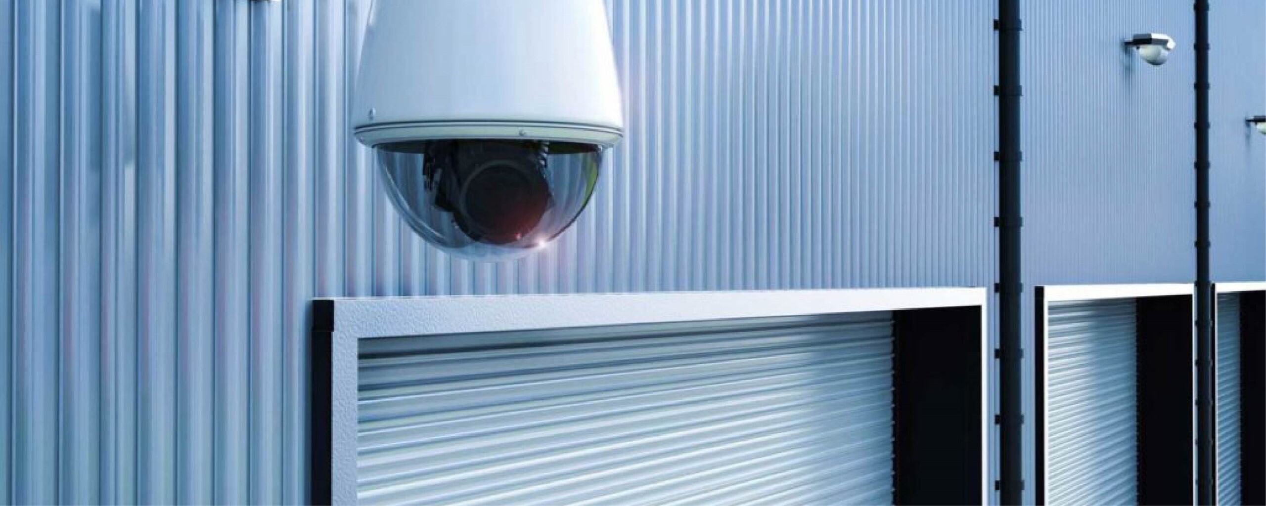 A CCTV inside a business storage unit