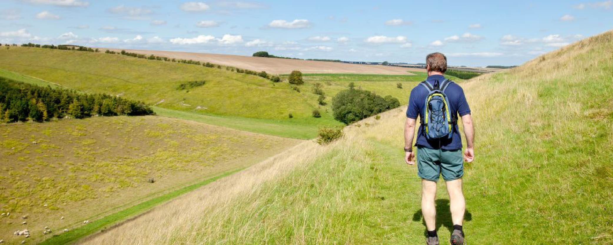 People exploring Lincolnshire Wolds