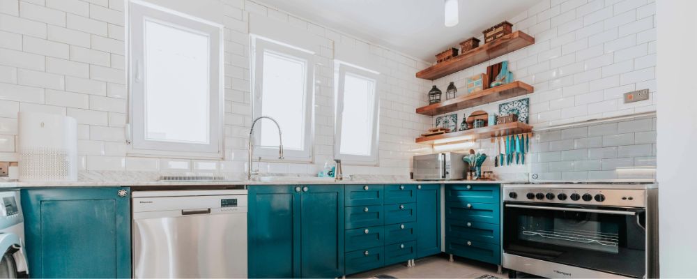 organised kitchen